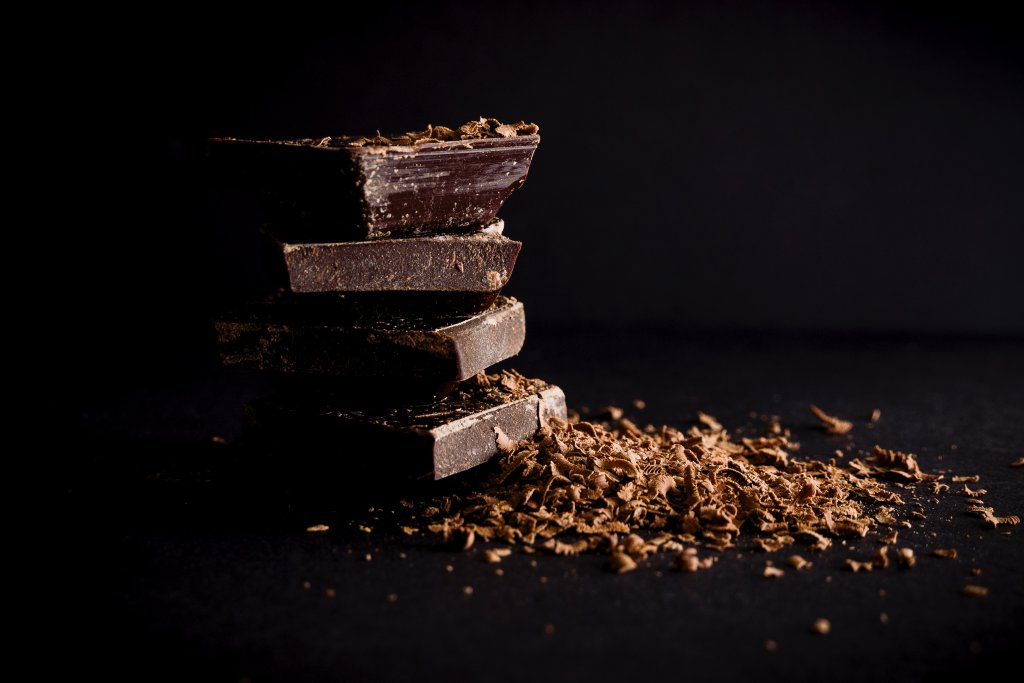 There is a connection of chocolate with calm